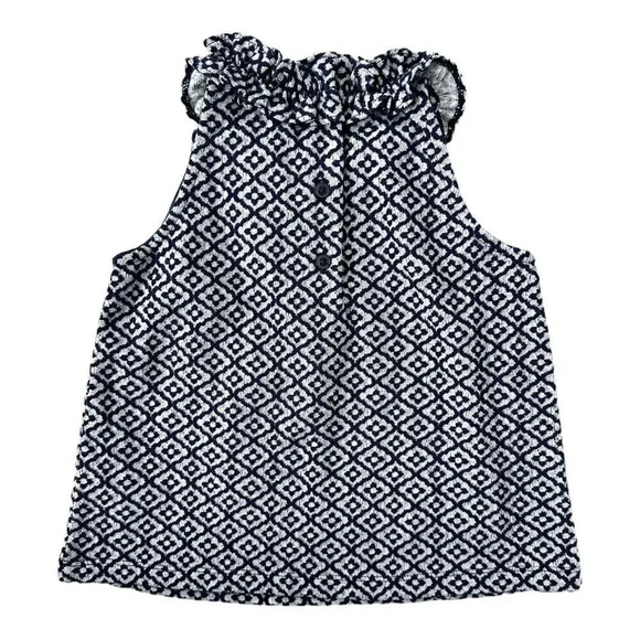 Janie & Jack | Ruffle Collar Swing Top (2T) - Picture 3 of 5